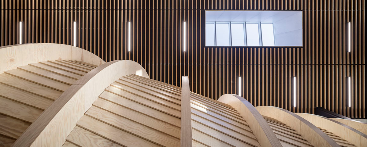 3XN Architects and SLA Architects complete Klimatorium featuring wooden wave in Denmark