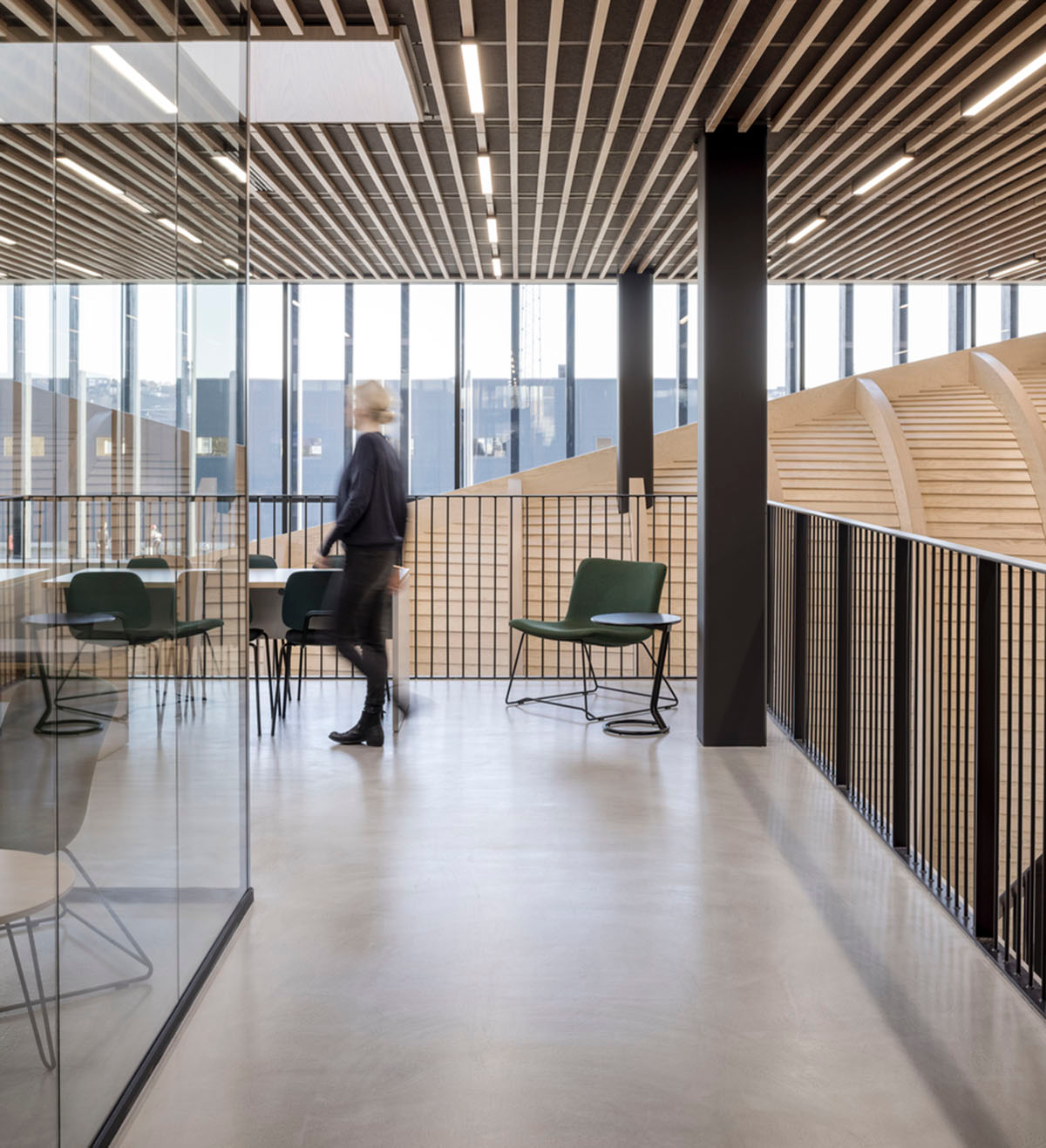 3XN Architects and SLA Architects complete Klimatorium featuring wooden wave in Denmark