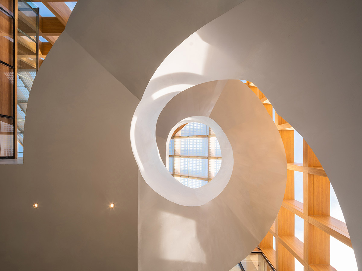 CLOU architects designs Sanya Farm Lab with deep grid modules in China