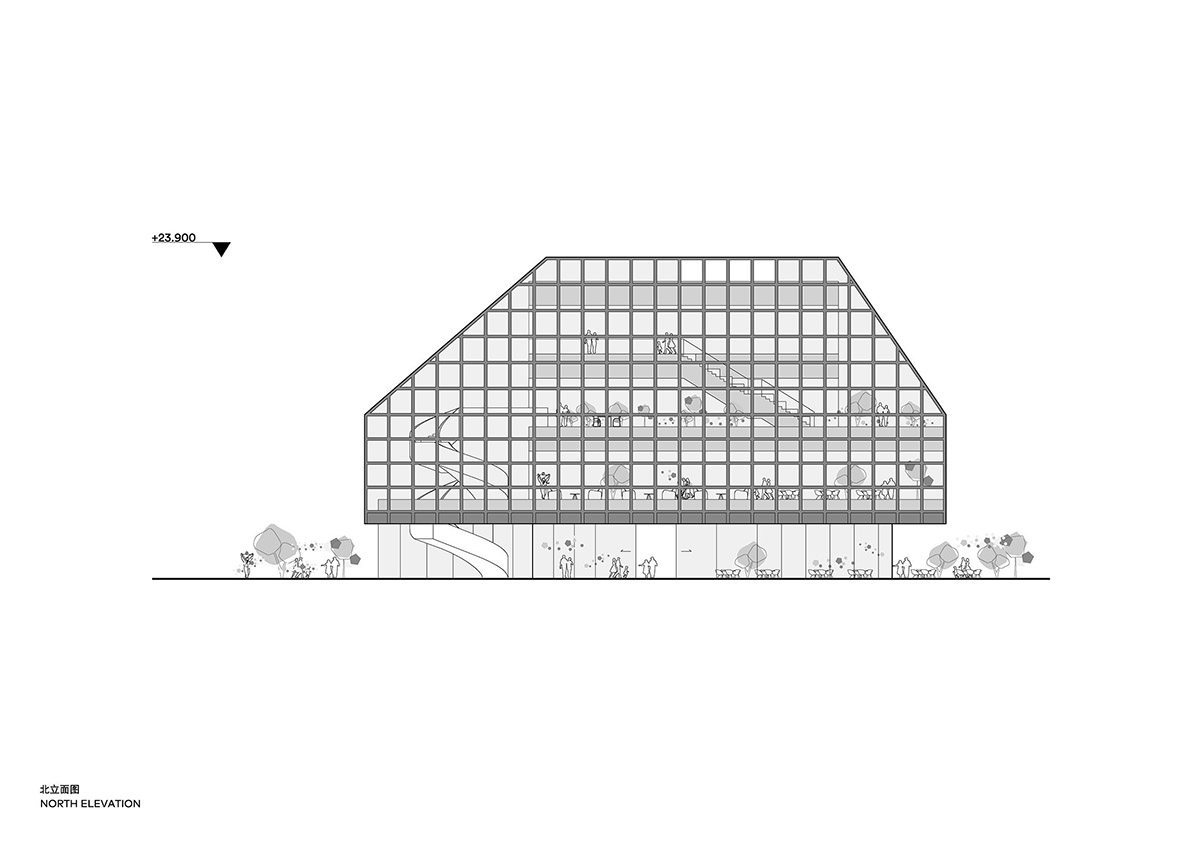 CLOU architects designs Sanya Farm Lab with deep grid modules in China