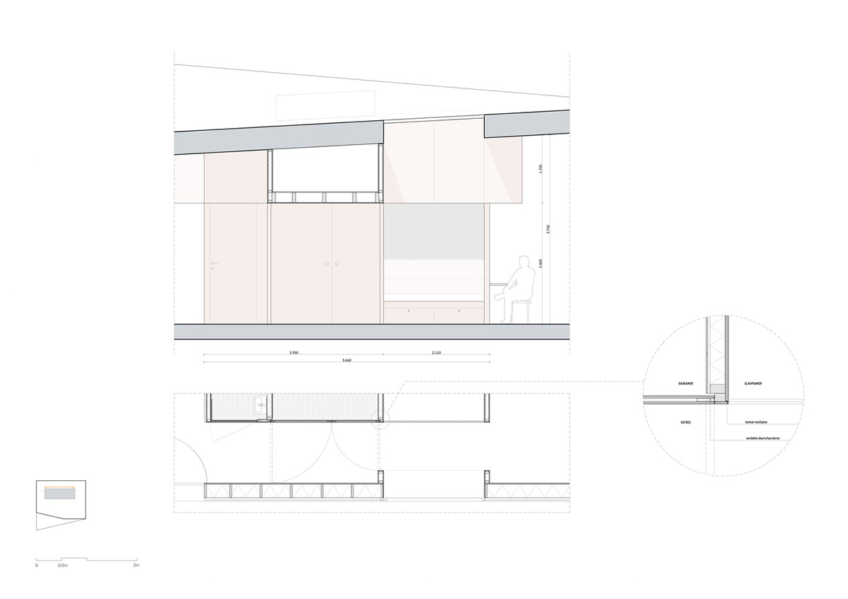 Orange Architects completes irregularly-formed holiday home on a Dutch island