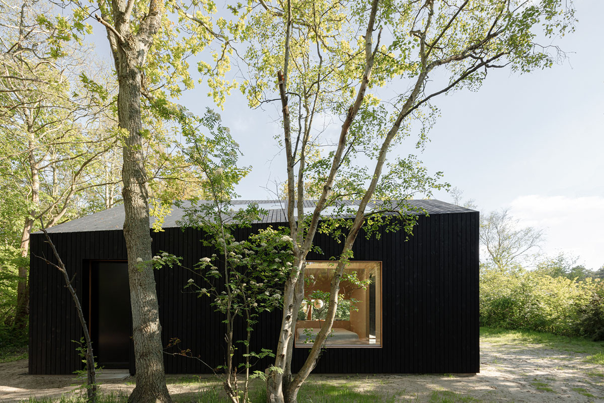 Orange Architects completes irregularly-formed holiday home on a Dutch island