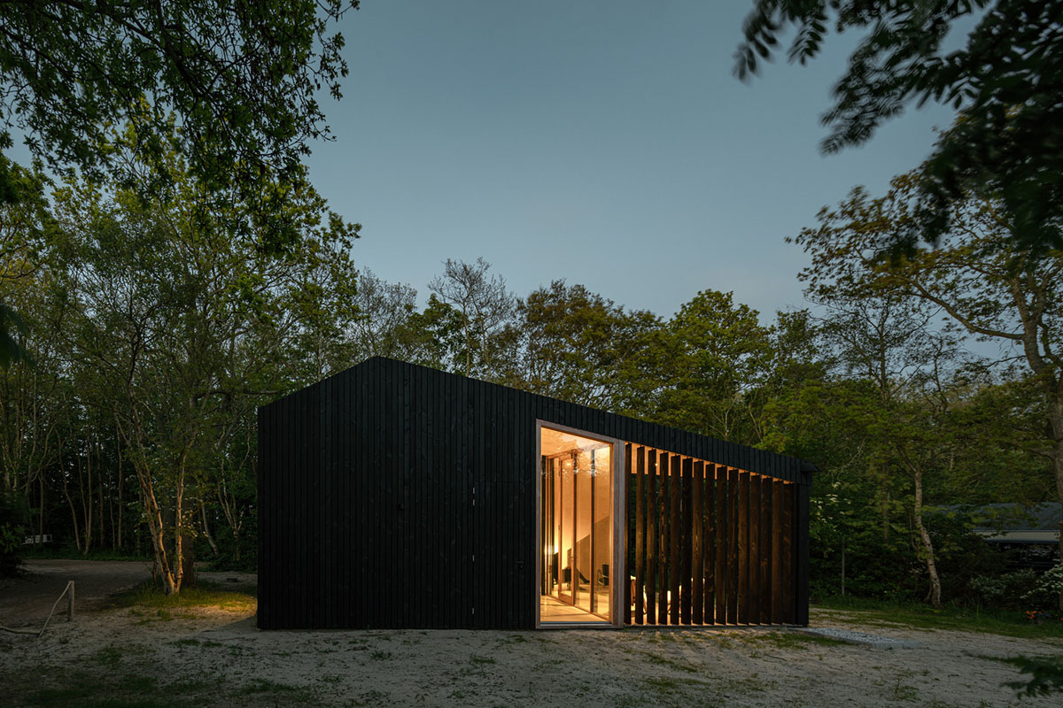 Orange Architects completes irregularly-formed holiday home on a Dutch island