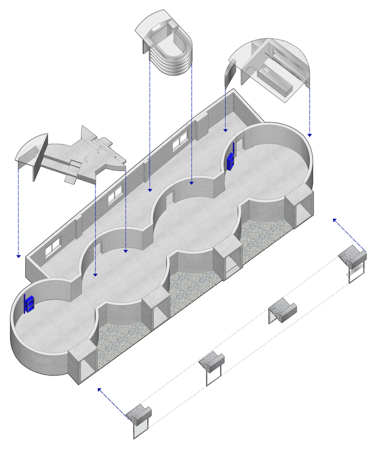 JIANGJIE DESIGN converts cylindrical cement plant into a fashion store in Hangzhou