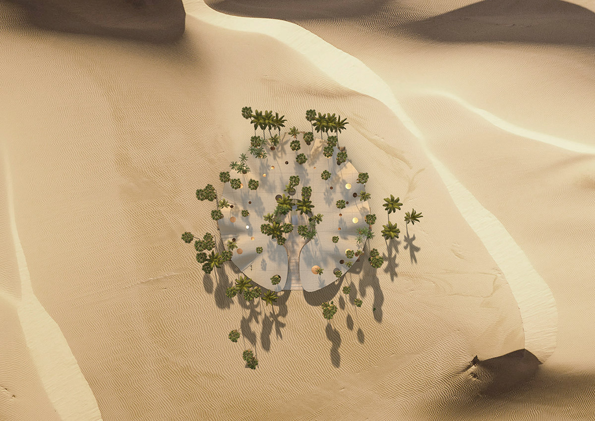 Jasper Architects designs sand dune-inspired hotel in Kuwait