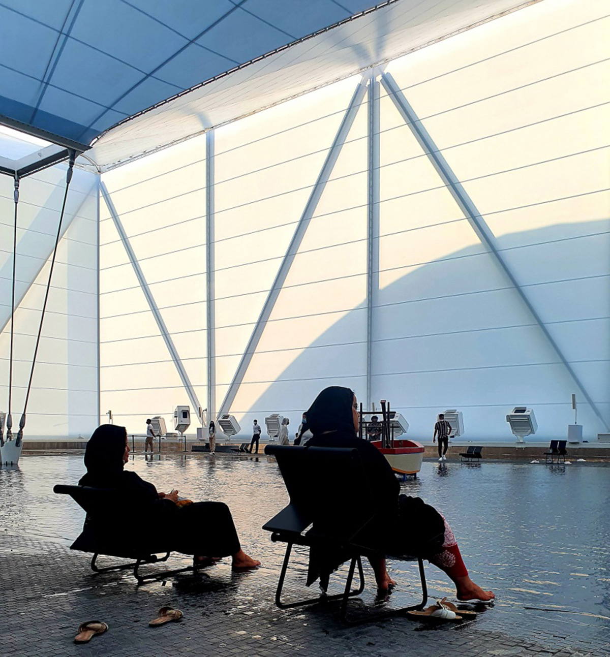 Brazilian Pavilion presents an unusual scenic character with water feature at Expo 2020 Dubai 