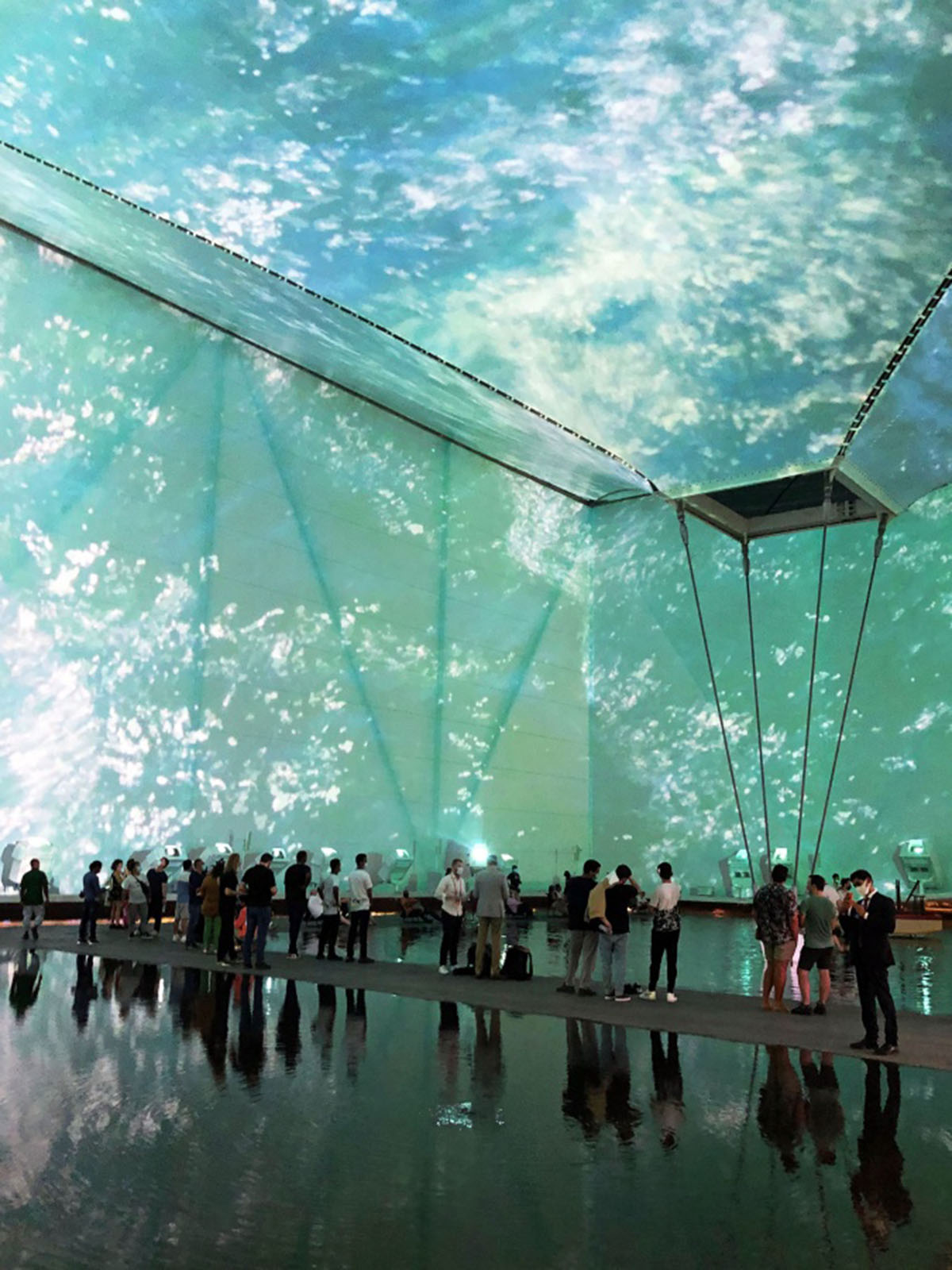 Brazilian Pavilion presents an unusual scenic character with water feature at Expo 2020 Dubai 