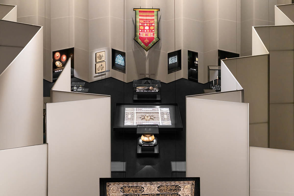 OMA creates scenography with monumental archetypal elements for the Islamic Arts Biennale