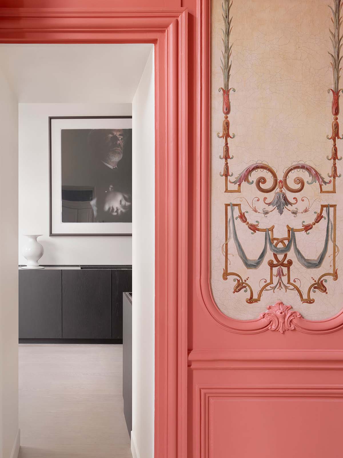 Wood Marsh adds a soft and warm colour palette to historic Paris Apartment 