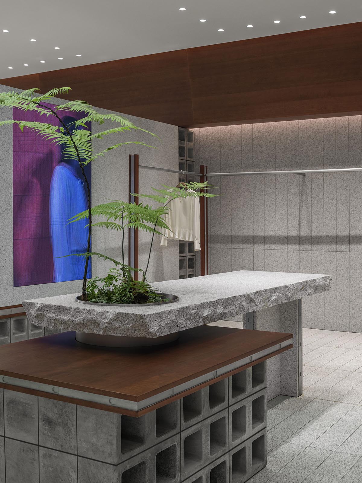 LubanEra·Design completes retail store breaking spatial constraints with dynamic form and symbiosis