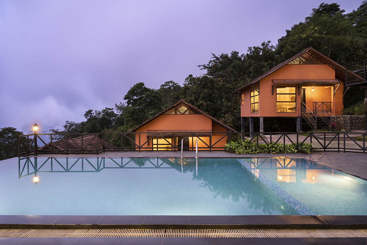 Srijit Srinivas - ARCHITECTS completes resort with dispersed villas in the hills of Idukki, India 