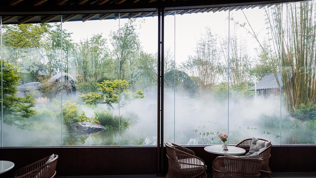 Archermit imagines an exhibition building as a huge bamboo tree at the center