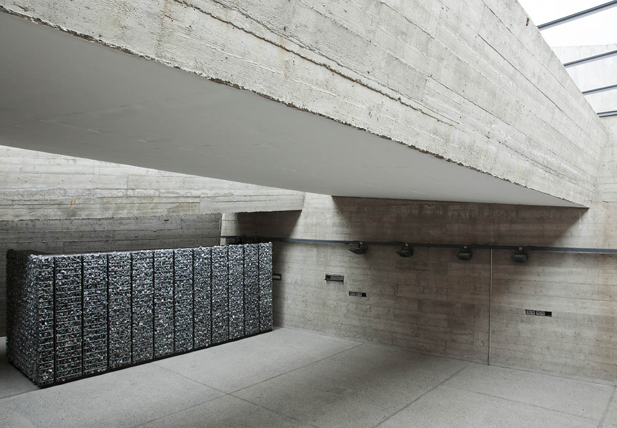 Menis Arquitectos designs church and community centre in Spain with four massive concrete volumes 