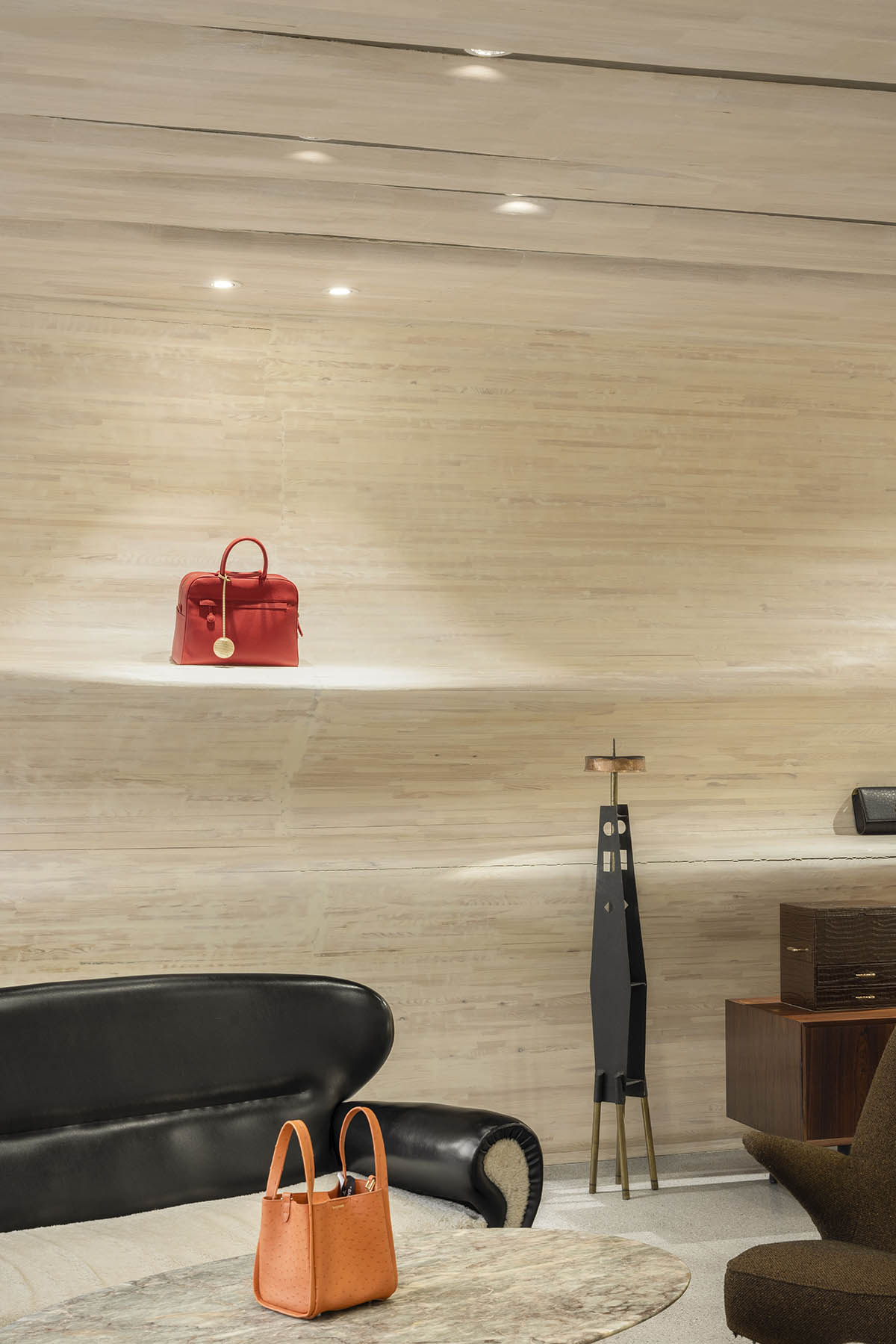 Interiors of Songmont Huaihai Road Store mimic wind-sculpted canyons in Shanghai