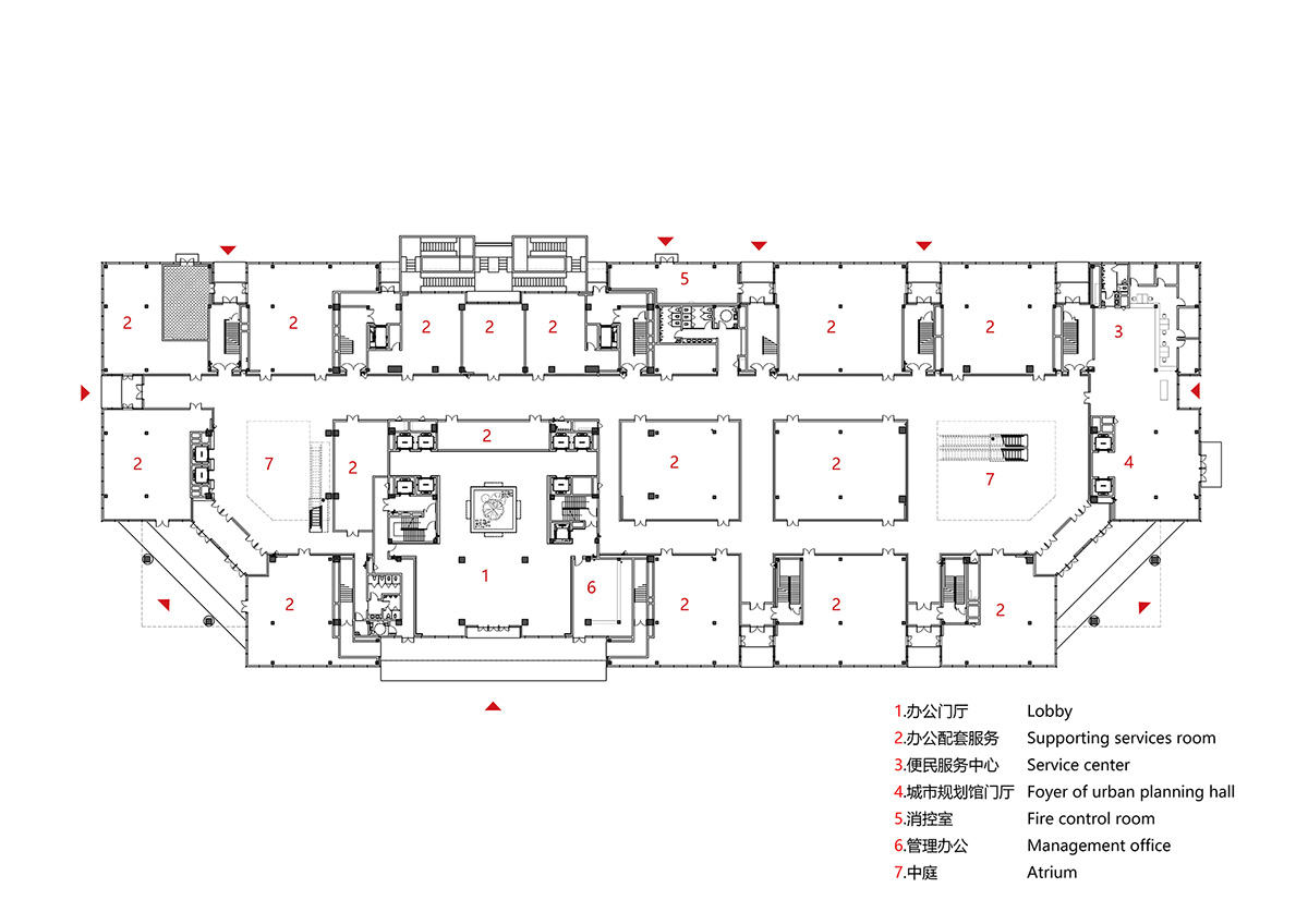 UAD completes Cube office building with staggered cubic volumes and lacework-clad tower in Hangzhou