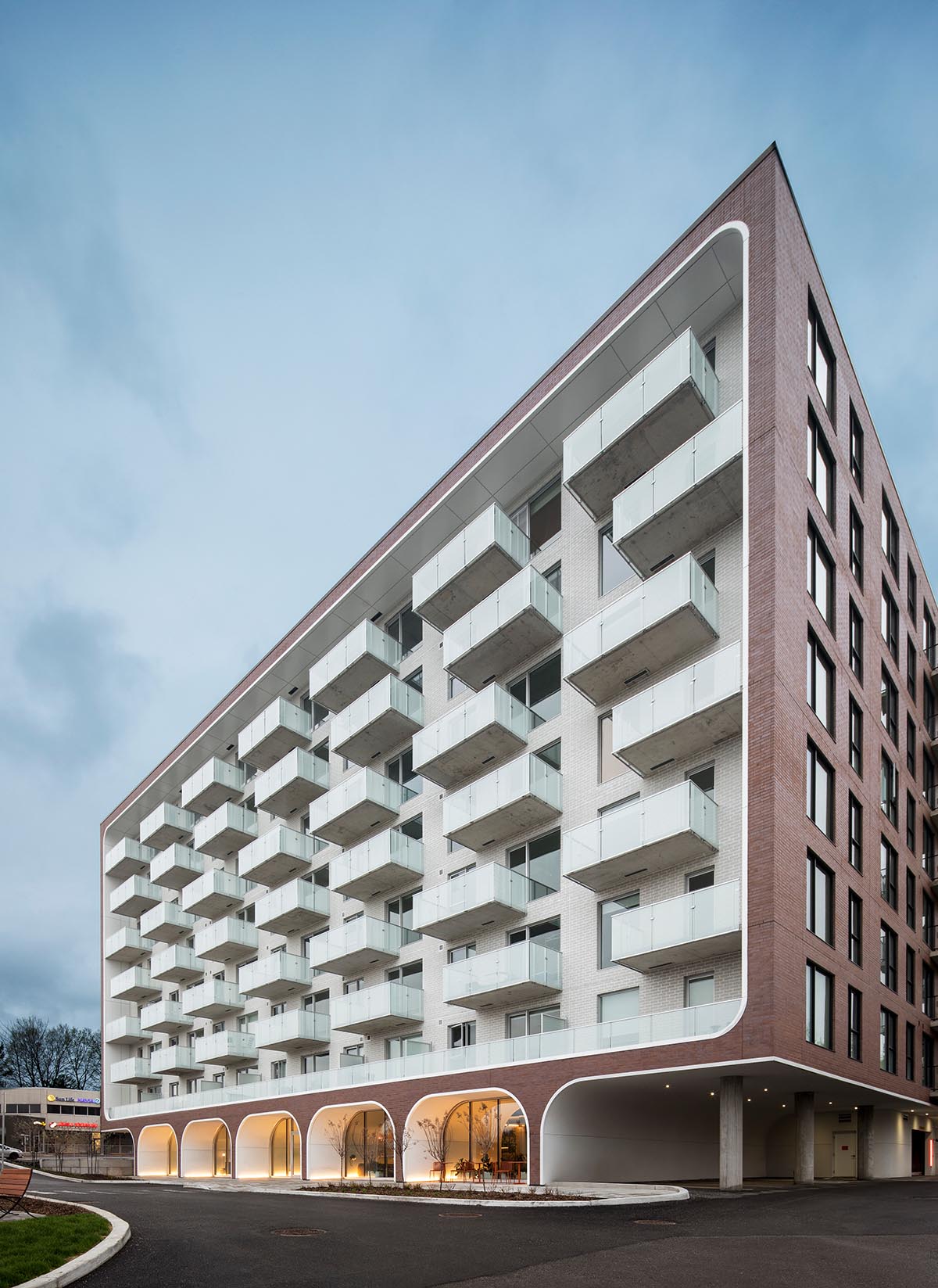 ACDF Architecture completes Mellem Manoir-des-Trembles apartments in Gatineau, Canada
