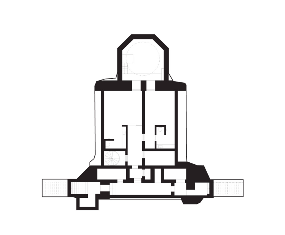 Skils&ouml; Arkitekter transforms old bunker into a private residence with sliced concrete blocks