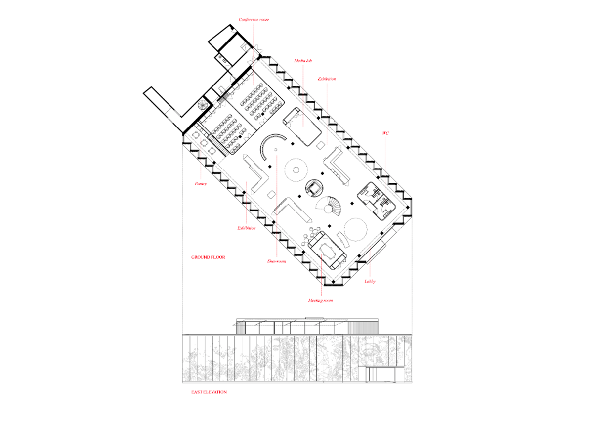 PROMONTORIO uses bas-relief for the zigzagged facade of GS1 Portugal Headquarters