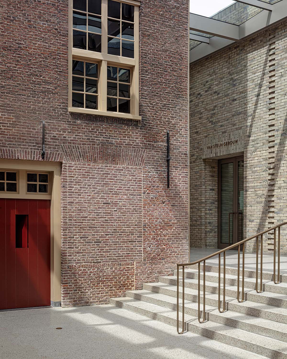 Museum De Lakenhal gets new extension featuring zigzagging brick facade in Leiden