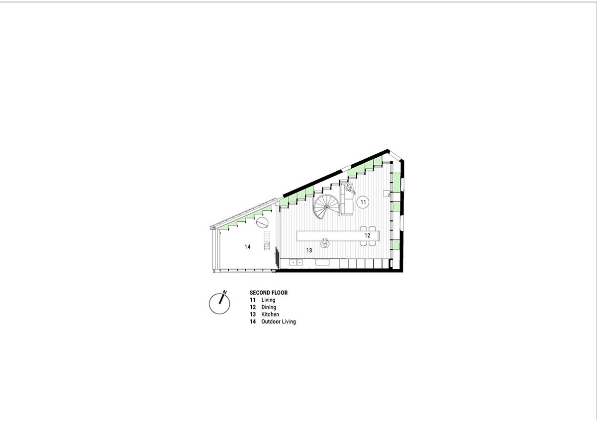 CplusC Architectural Workshop rejuvenates old shop house with blow up green infills in Australia