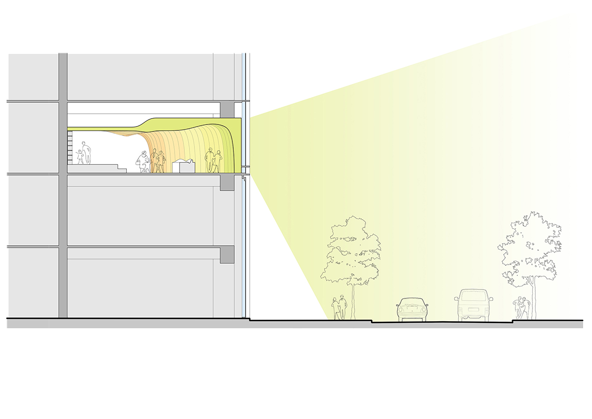 Wutopia Lab completes Zhongshu Bookstore in China with undulating metal panels
