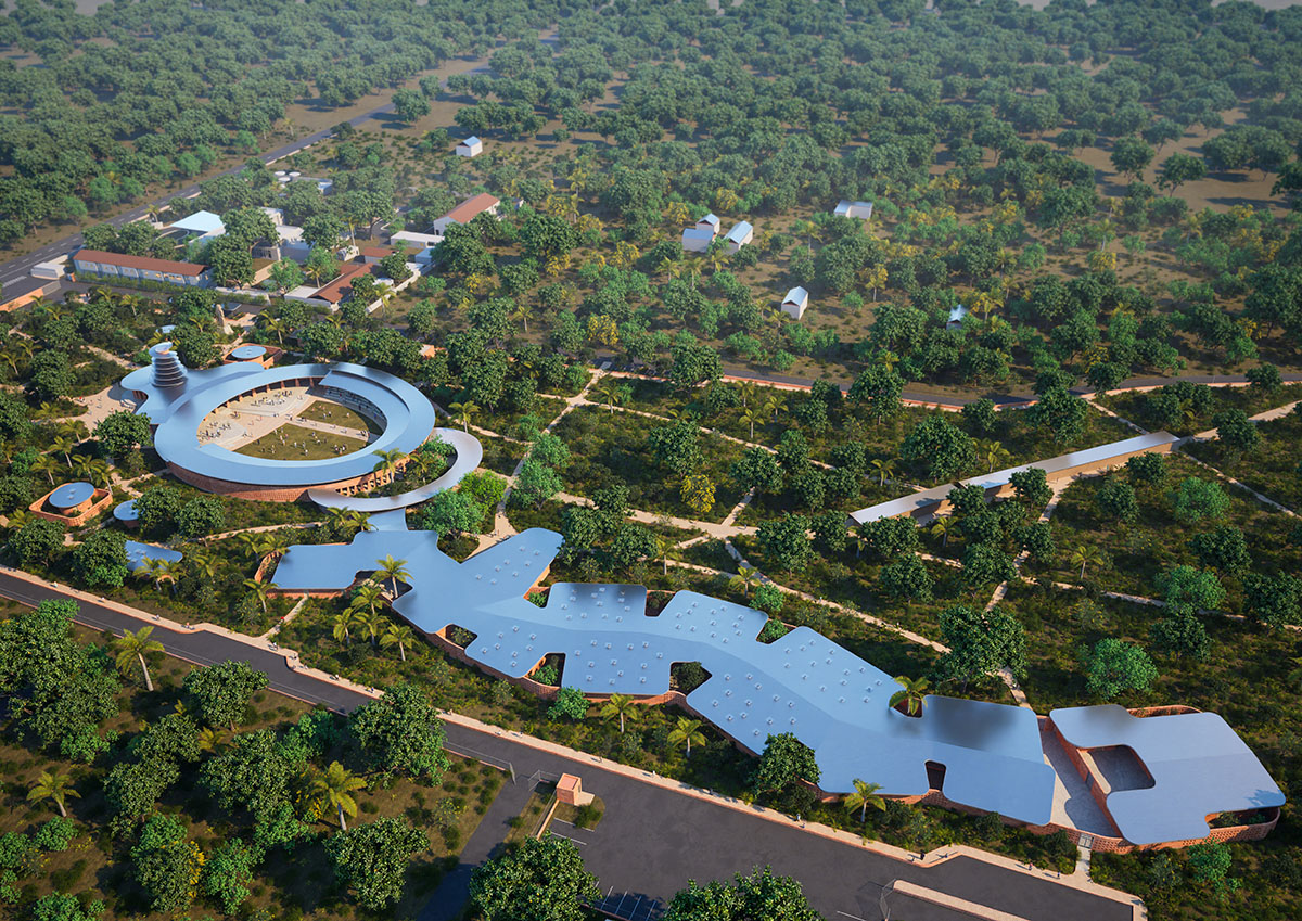 Kéré Architecture onthult ontwerp voor een gebedshuis en cultureel centrum in Togo