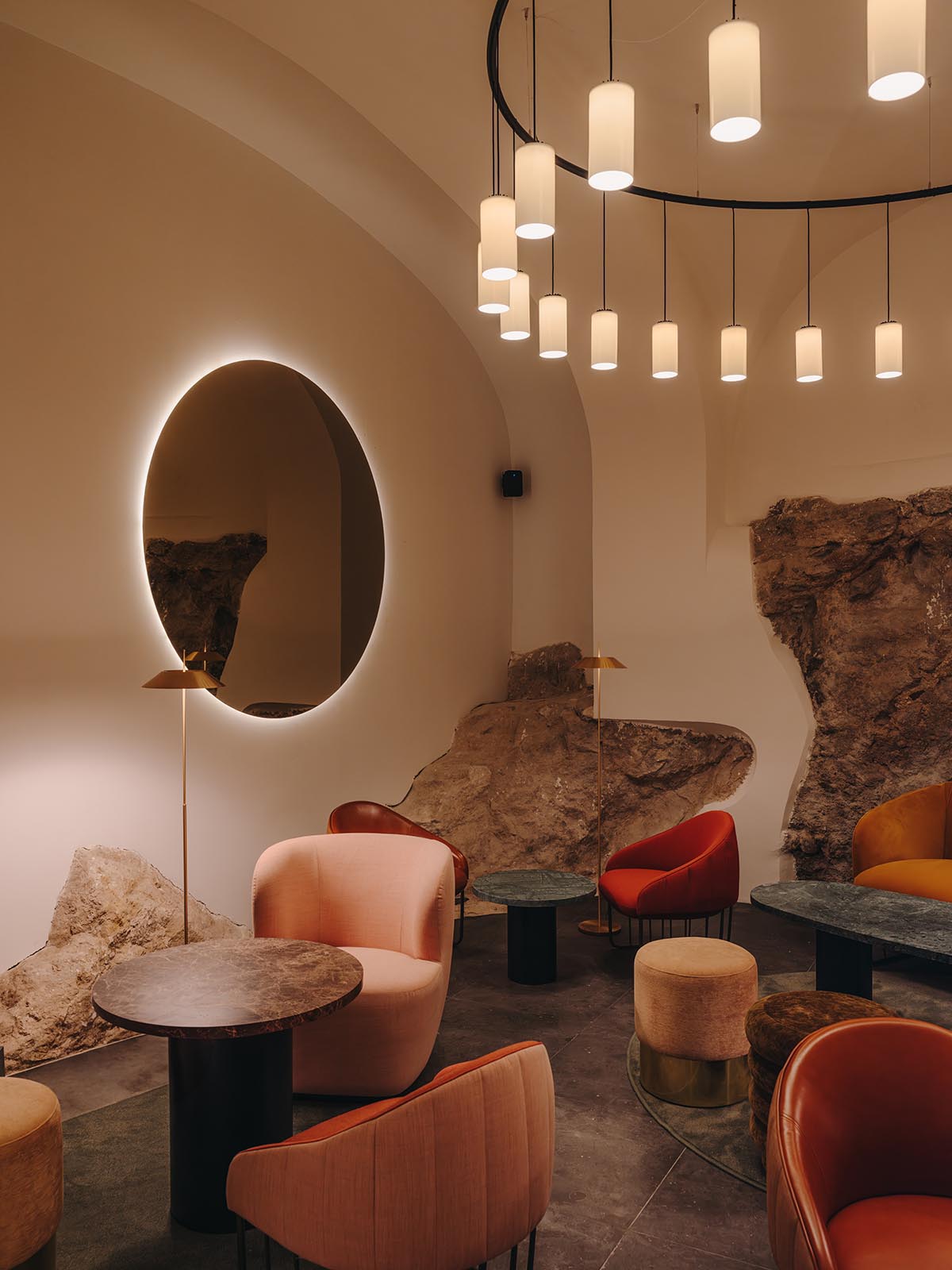 El Equipo Creativo converts 18th-century palace into hotel with rich textures and colors in Girona