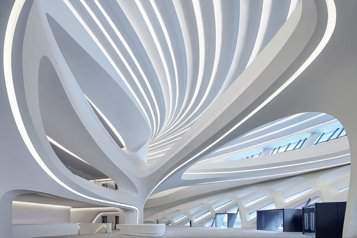 Zaha Hadid Architects completes sinuous culture and arts centre derived from pedestrian routes