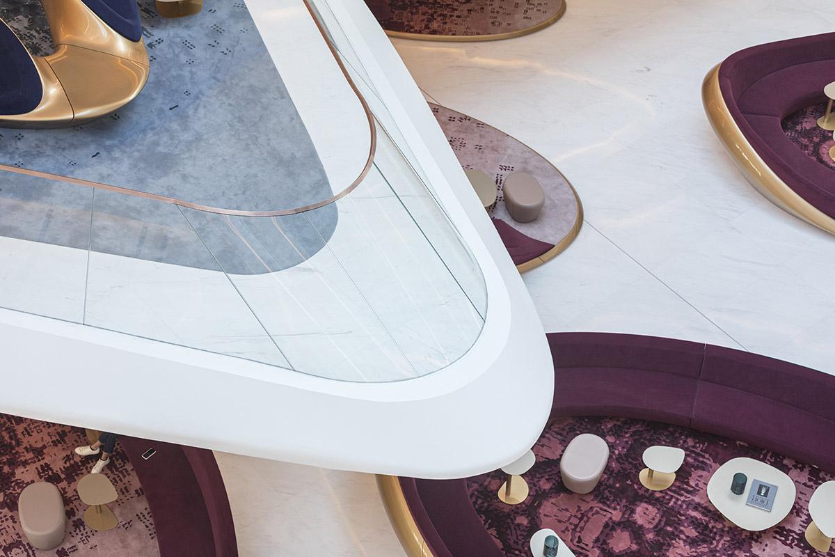Zaha Hadid Architects' Opus Hotel in Dubai recaptured in photographs by Laurian Ghinitoiu