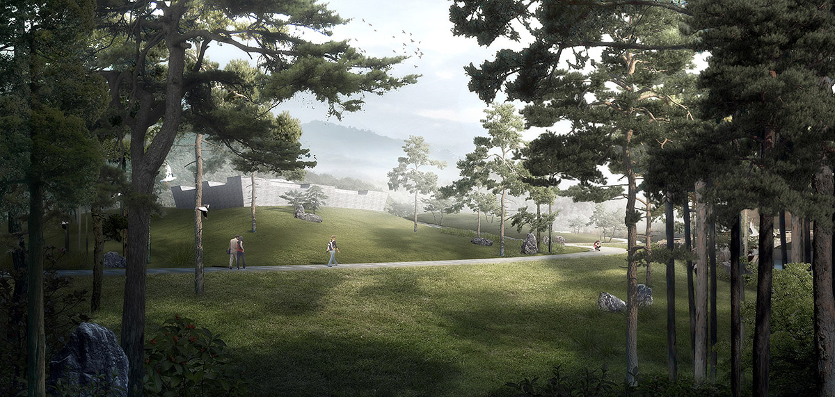 UAD and Architectural Design & Research Institute of Scut design for Da Yu Memorial Hall in China