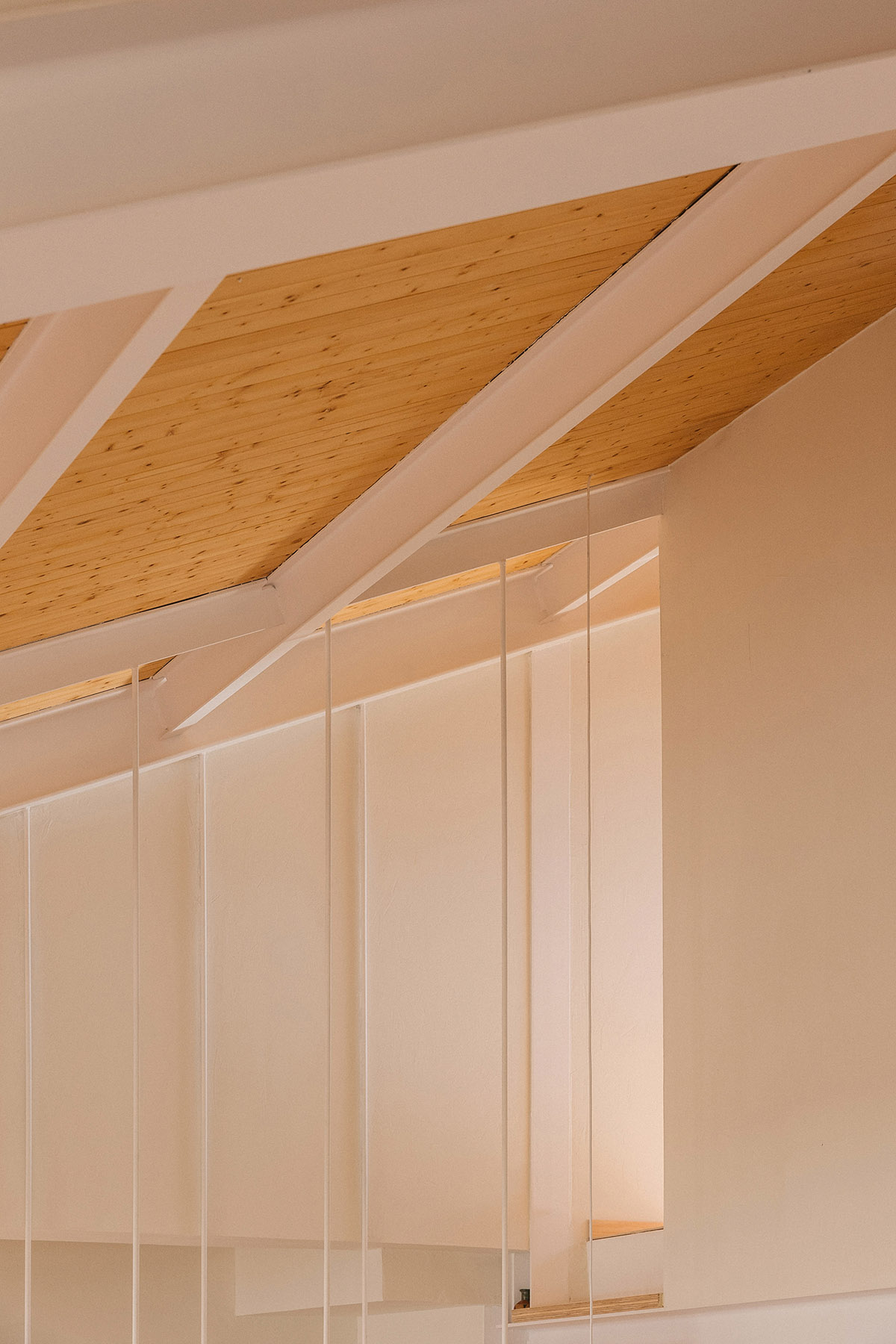 This house interacts with light and space, dimming to create a harmonious architectural experience