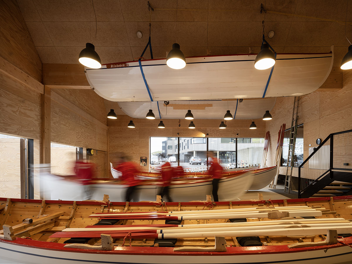 Klaksvik Row Club by Henning Larsen pays homage to Faroe Islands' traditional architecture