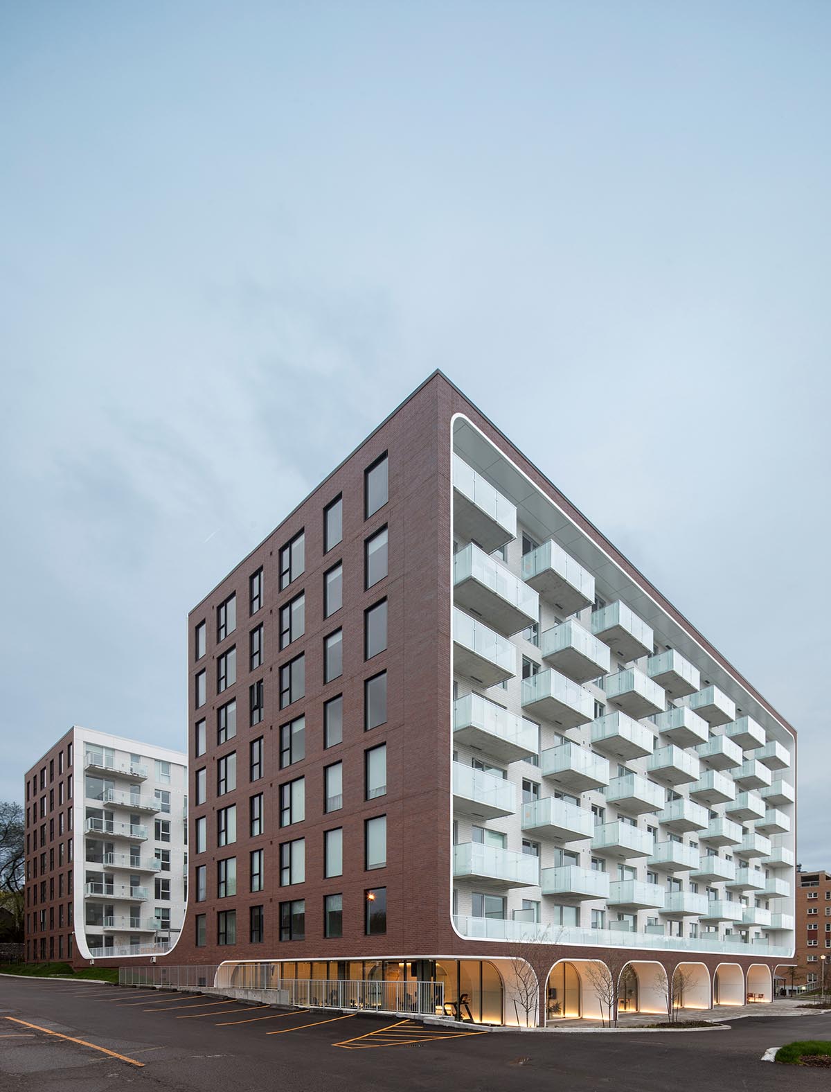 ACDF Architecture completes Mellem Manoir-des-Trembles apartments in Gatineau, Canada