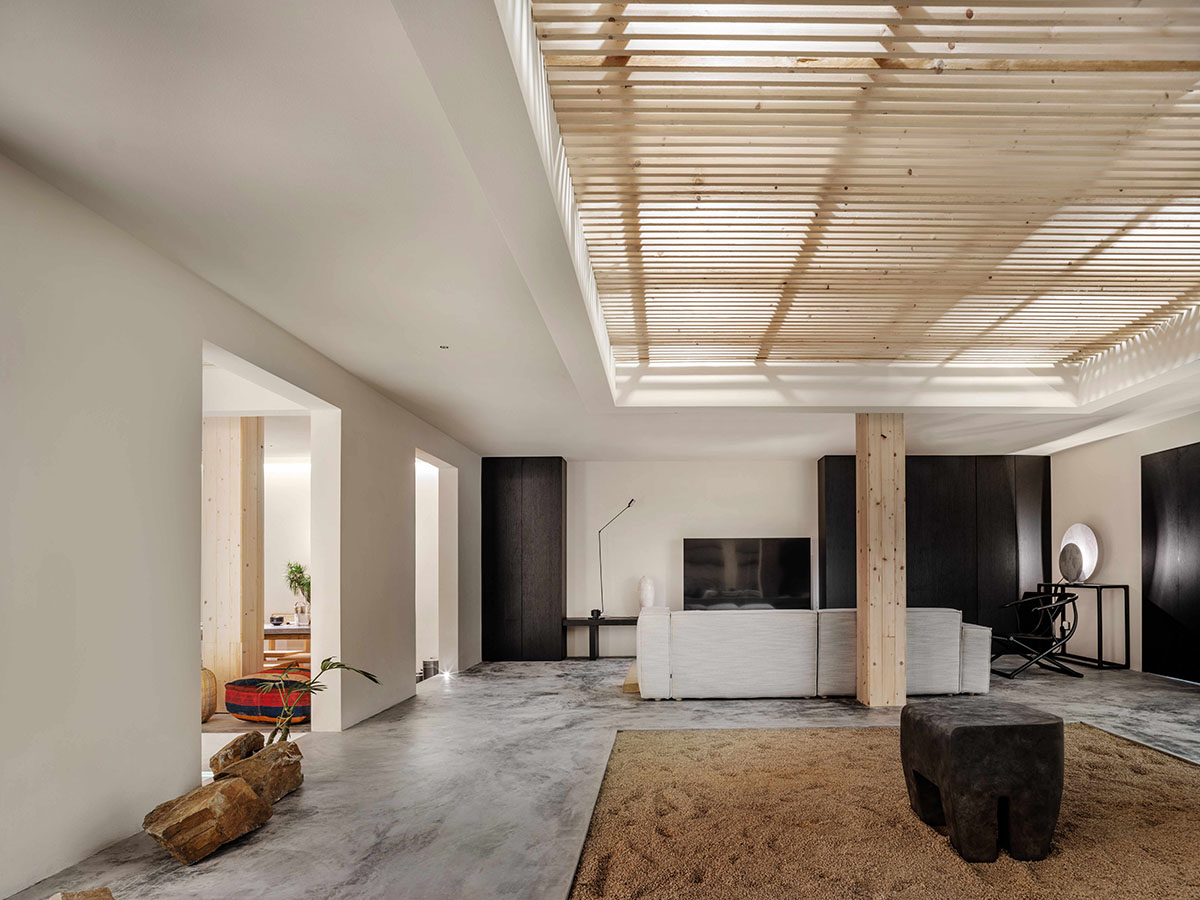 MIAOJUE Design Studio creates resort-like office space where nature, art and work converge in Beijing