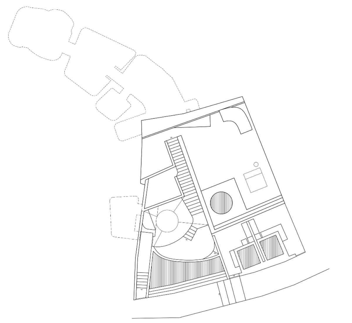 Kapsimalis Architects' Summer Residence in Santorini presents exploration of amorphous curves