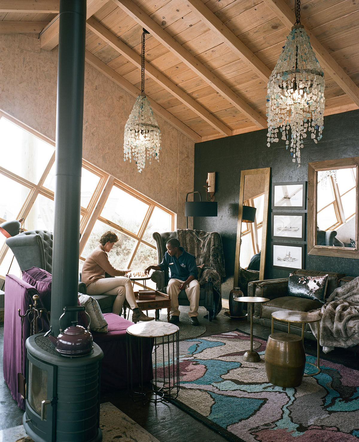 Nina Maritz Architects completes shipwreck-themed timber cabins for travelers in Namibia