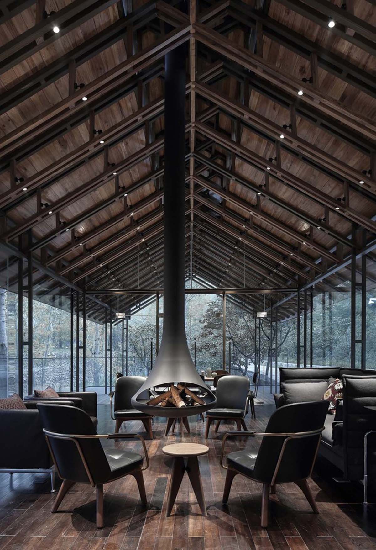 gad · line+ studio renovates old rubble houses and surrounding with light steel structures in China