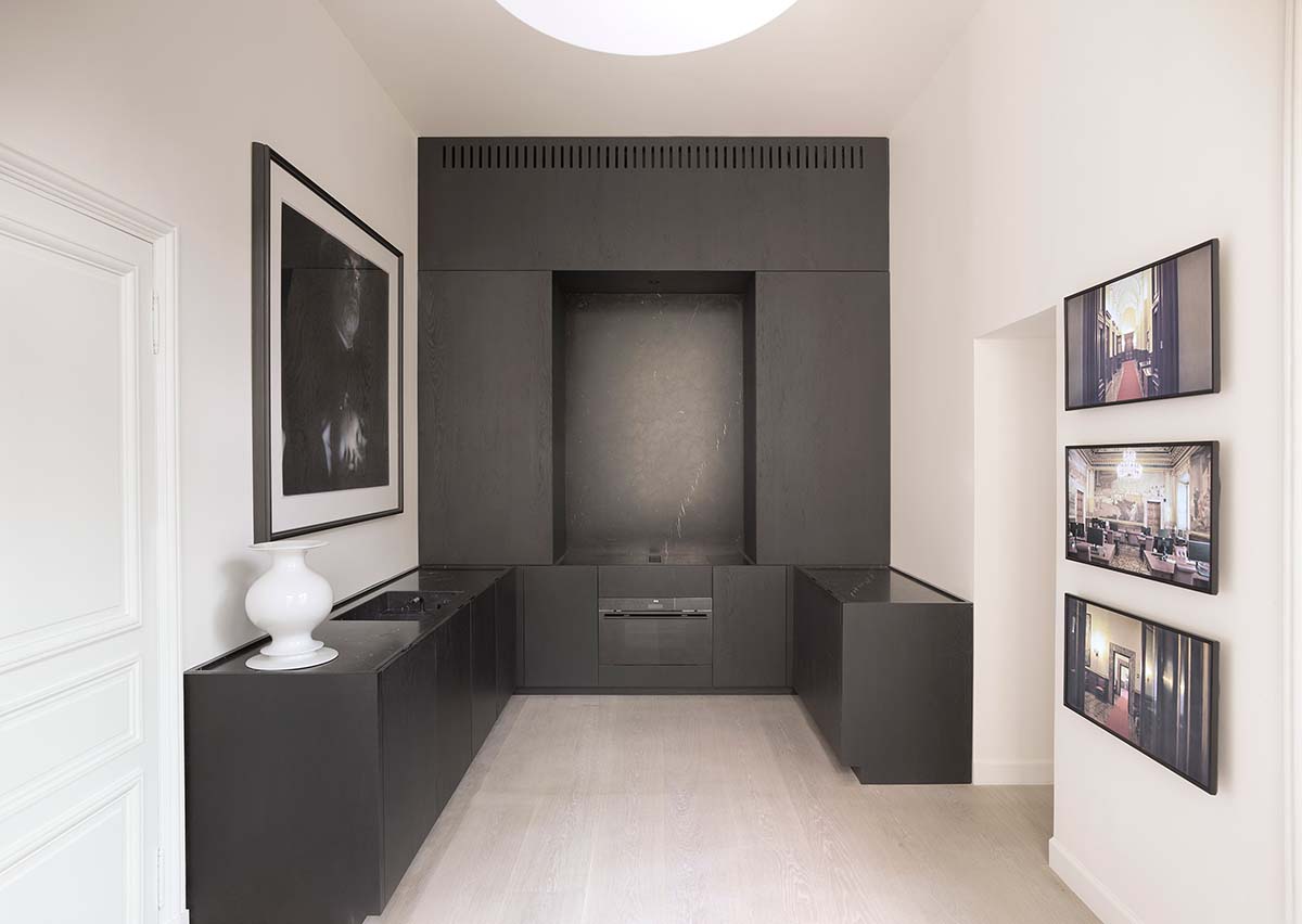 Wood Marsh adds a soft and warm colour palette to historic Paris Apartment 