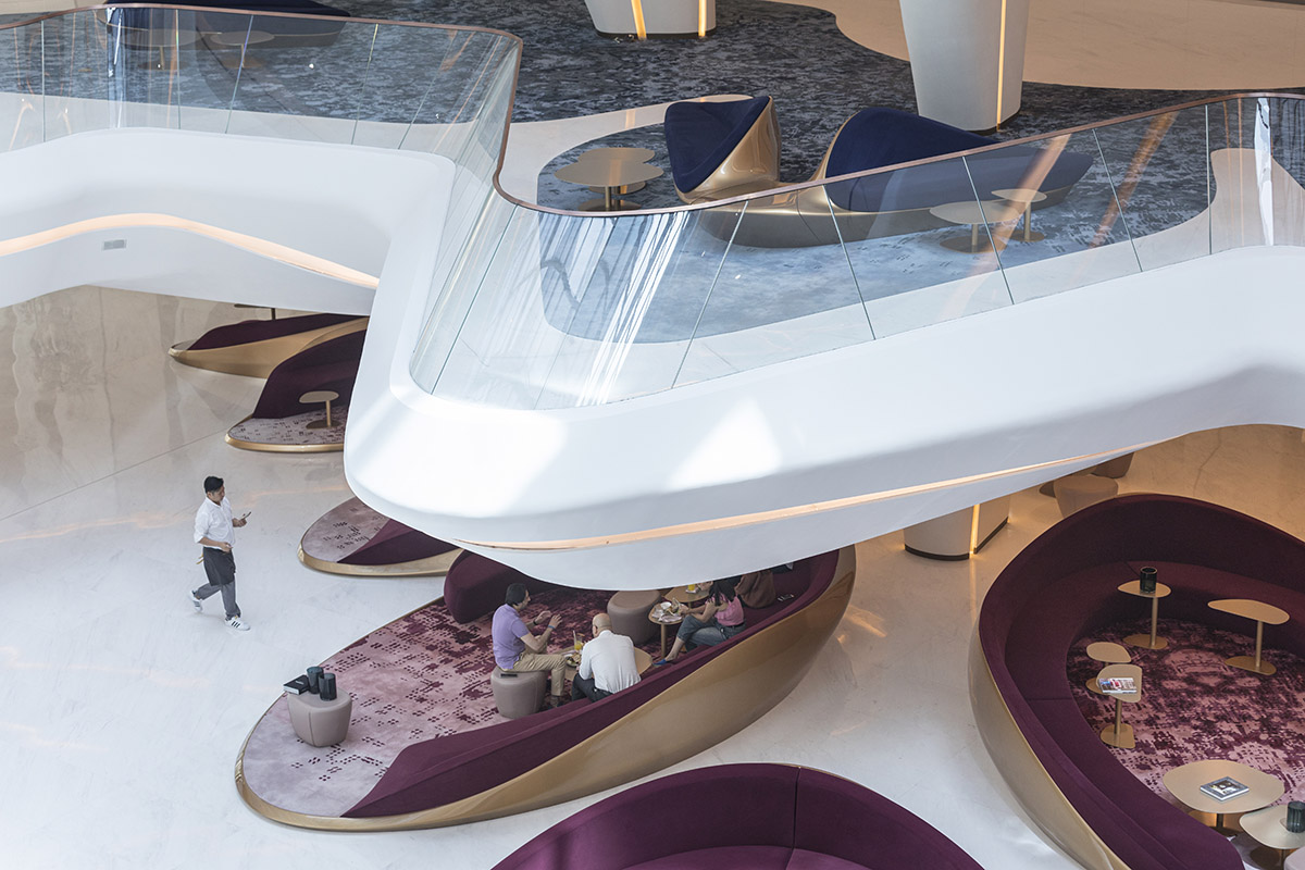 Zaha Hadid Architects' Opus Hotel in Dubai recaptured in photographs by Laurian Ghinitoiu