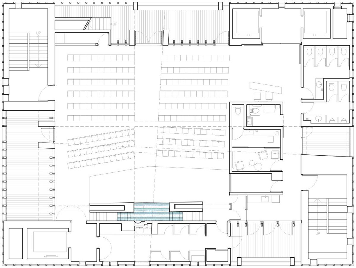 The Gothic Church on a Skyscraper