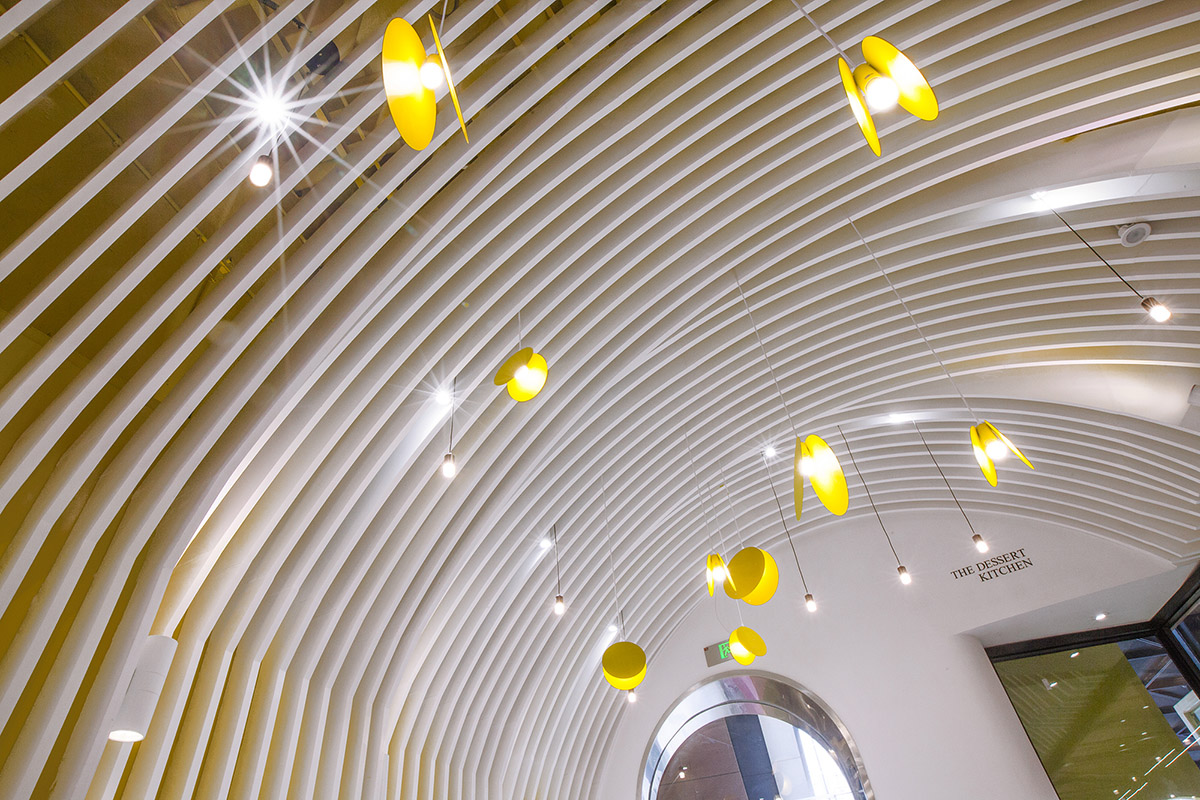 Towodesign creates a cheese-like dessert shop in China