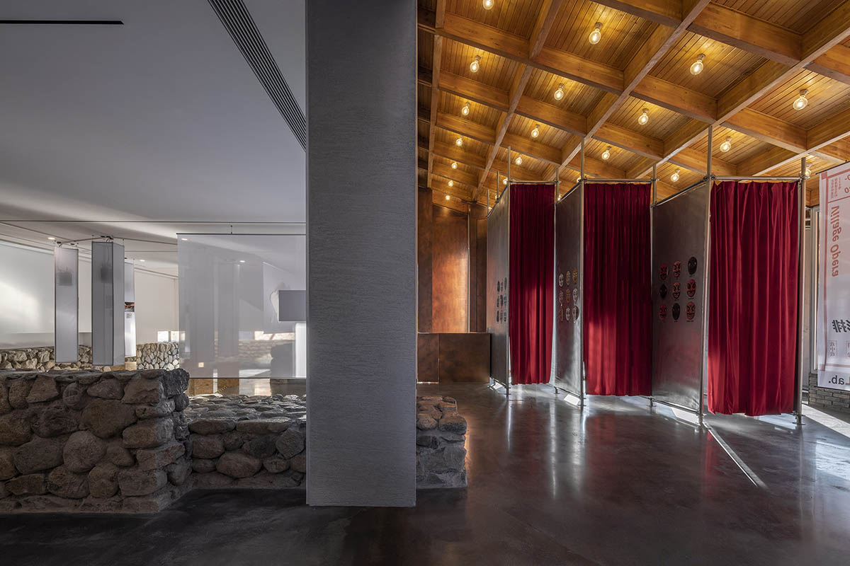 llLab. converts old house into an exhibition space, Village Opera, in rural Beigou Village, Beijing 