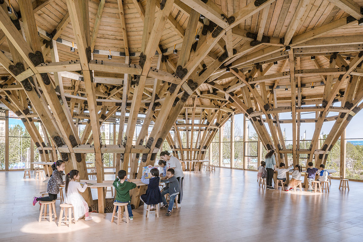LUO studio Created a Universally-used Sales Center that can be Completely Dismantled and Reused