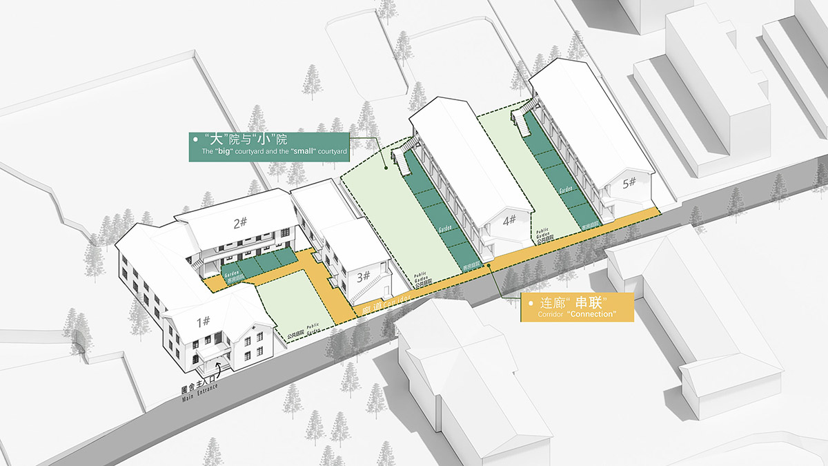 y.ad studio converts former hospital and old factory dormitories into homestay hotel in China