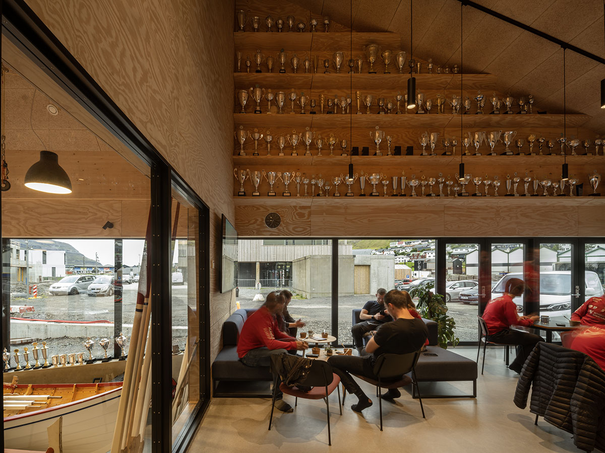 Klaksvik Row Club by Henning Larsen pays homage to Faroe Islands' traditional architecture