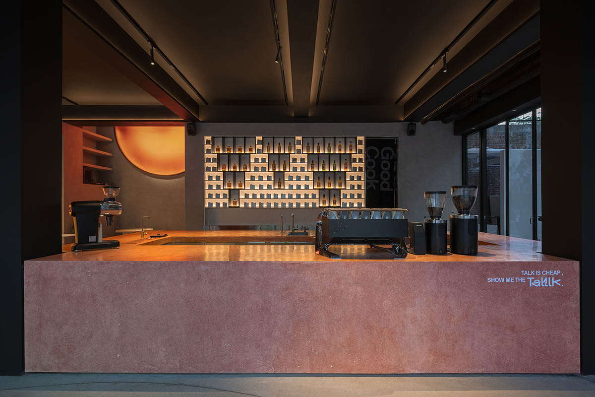 Wutopia Lab completes orange-colored vertical micro social complex with light tower in Guangzhou