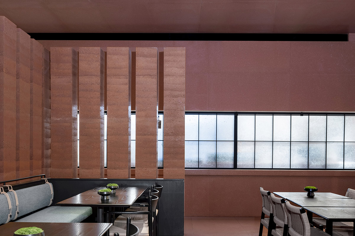 Nature Times Art Design completes farm to table restaurant with saturated color palette in Shenzhen