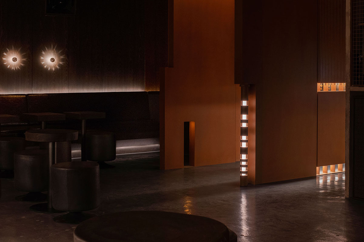 All Design Studio uses bold elements and soft lighting to create Lieben Bar in Shanghai