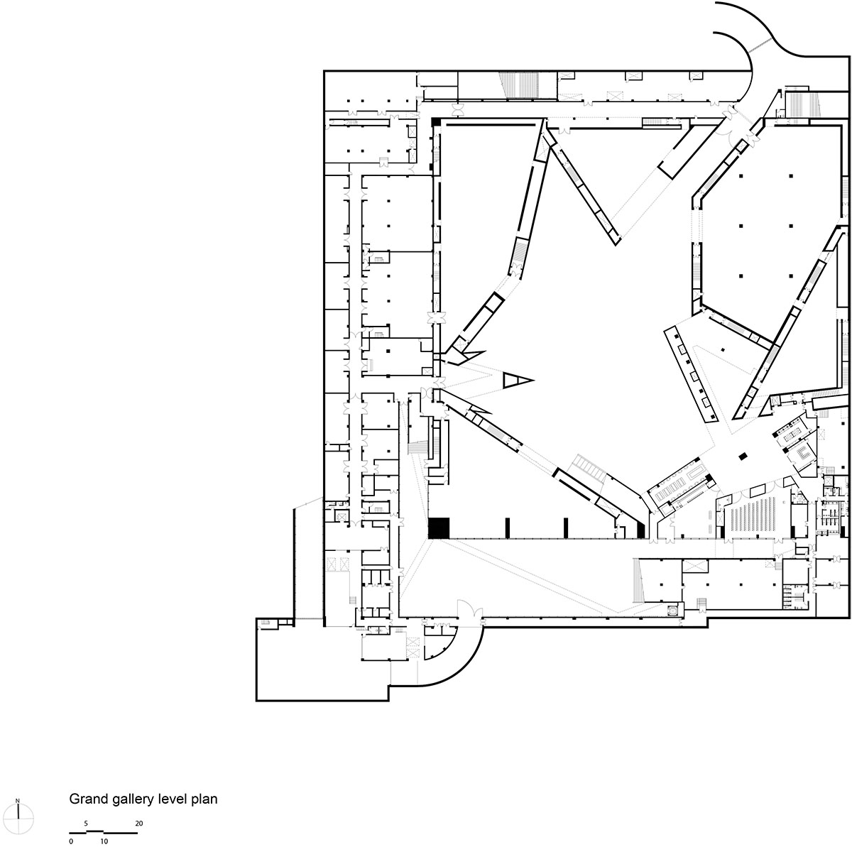 Four interconnected roof pyramids form Datong Art Museum designed by ...