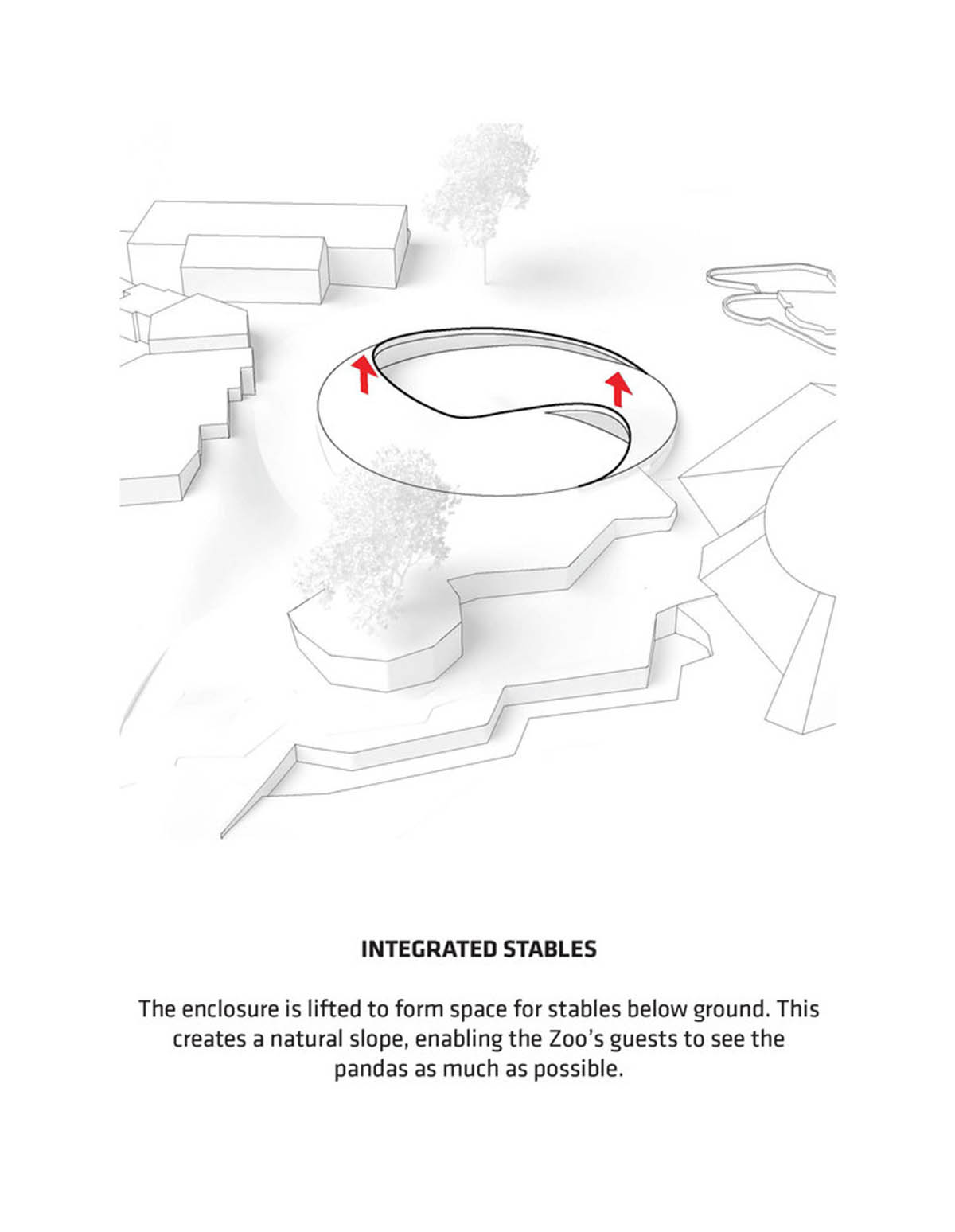 BIG creates Mao Sun and Xing Er's natural habitat in their circular home of Panda House